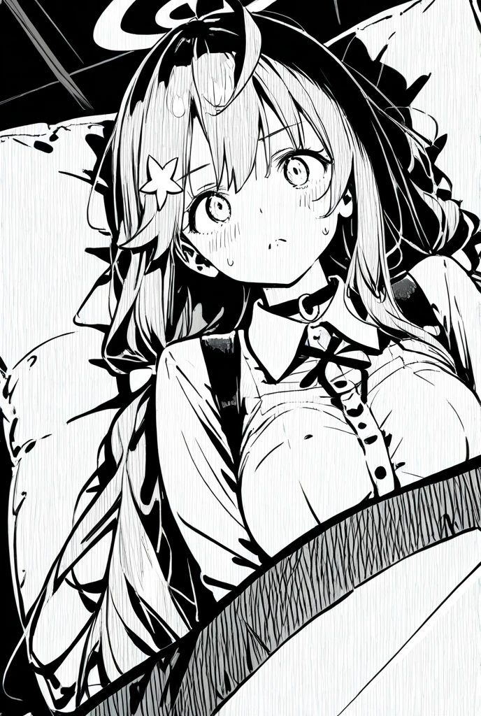 a drawing of a woman with horns and a dress, thick black lineart, extremely fine ink lineart, thick lineart, bold lineart, thick line art, thick outline, perfect lineart, ayaka genshin impact, clean anime outlines, thick outlines, small curvy loli, black ink line art, clean lineart, keqing from genshin impact
