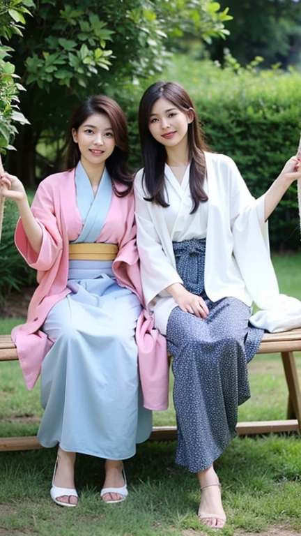 Beautiful girl wearing Japanese JK shoes