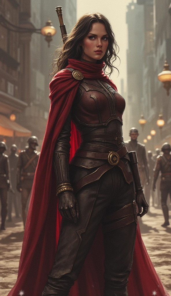 Trilla, upper body, medium breasts, hands on hips, cameltoe, cowboy shot, close up, face covered,
TriArmor,cape,(helmet with red visor) ,armor,black gloves,tight bodysuit,black footwear,black cape,black pants,
raining,metal platform,night,
(insanely detailed, beautiful detailed face, masterpiece, best quality),
