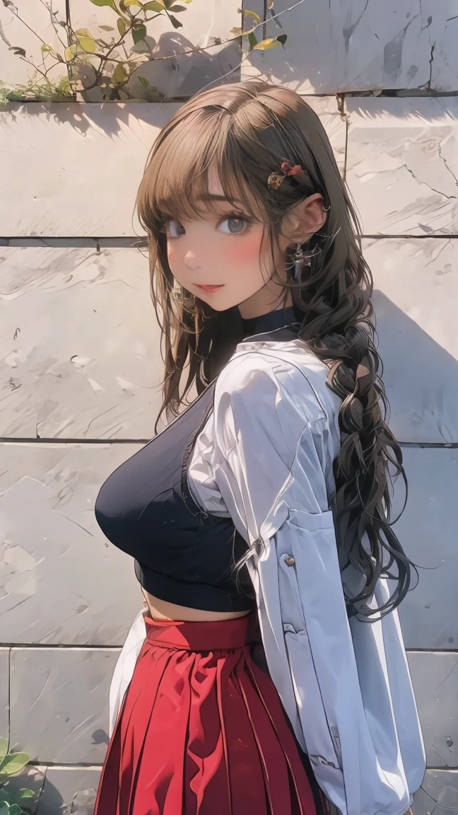(((masterpiece))),(((High resolution)))、(((8K quality)))、(((perfect face)))、(((Korean idol))), ((sleeveless)), (((mini pencil skirt))), look at the camera, ((top quality eyes)), detailed face, (detailed texture), look at the camera, (big tits)
