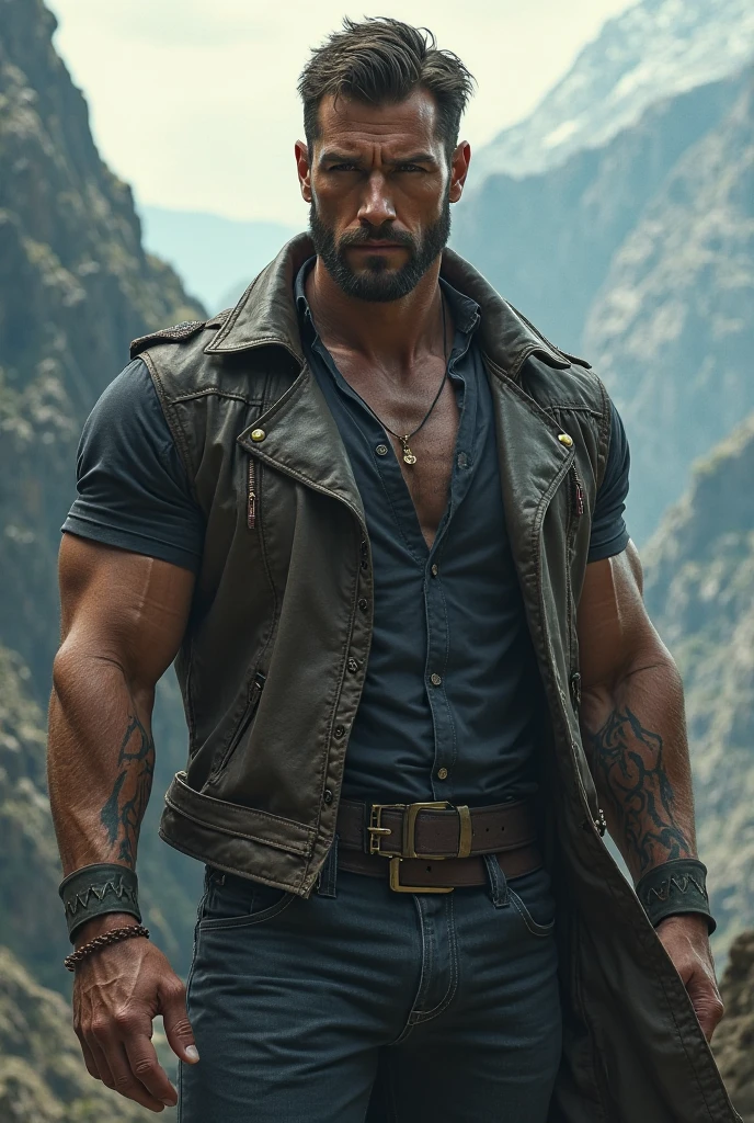 A Dramatic Batman as a cowboy wearing Cowboys clothes, Cowboys hat and bring a pistol, cinematic, extreem realistic, extreem detailed, extreem Sharp, full body shot