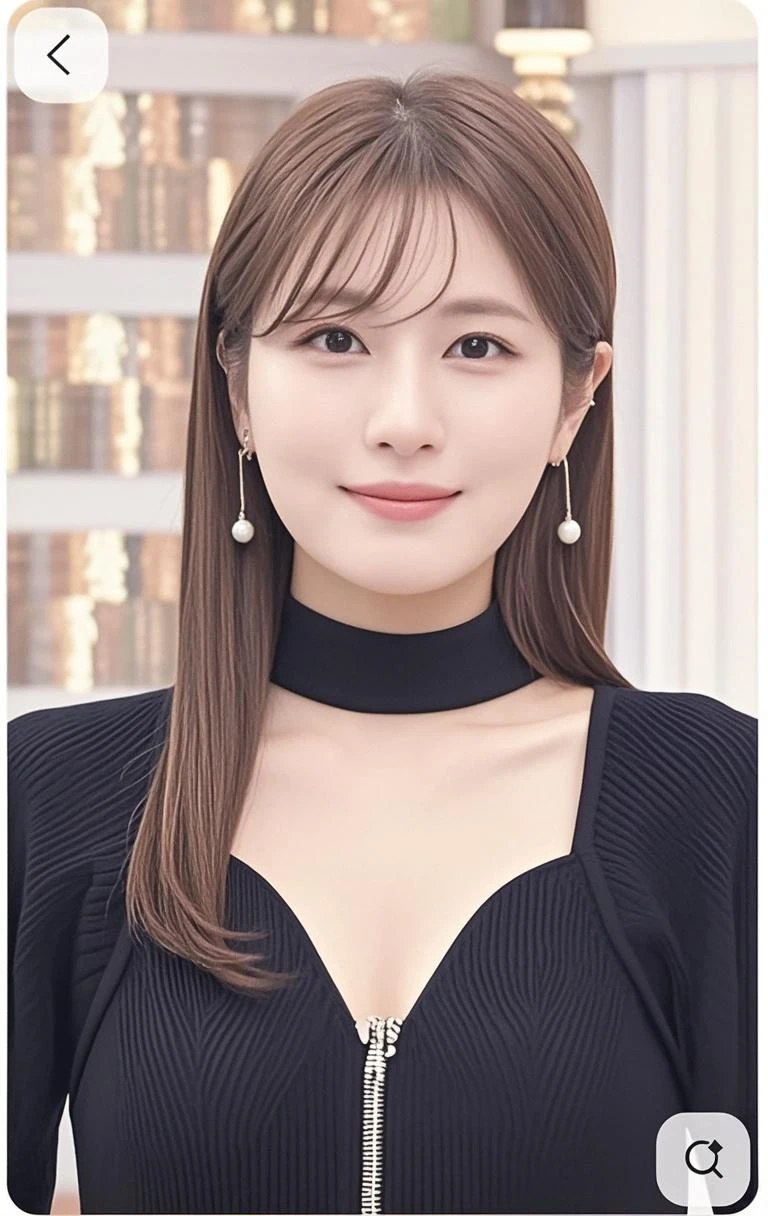 best quality, IU, 1girl, solo, long hair, looking at viewer, brown hair, black hair, jewelry,dress, upper body, mole, black eyes, sleeveless, necklace, white dress , blurry background, <lora:IU_idol_v3_origin:0.6>