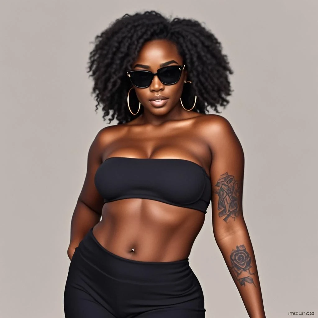 masterpiece, best quality, a dark skinned black woman wearing a detailed green turtle neck sweater with an intricate black leather jacket with blue jeans at a street party at night, jacket off one shoulders, midriff, smile, teeth, insane ultra hires, extreme intricate details, tooth gap, round ass, big nose, (full nose:1.3), face shadow,
sexy pose, pink hair, (short bangs hair:1.36), detailed yellow eyes, narrow waist, depth of field, 1girl, (on a background:1.3), (full body), big breasts, wide hips, athletic figure, ((thigh cutout)), (((dark skin))), oily skin,
HDR, natural lighting, volumetric shading, dynamic pose, Hyperrealistic, realistic lighting, dramatic shadows, hard focus, high contrast, dramatic perspective
dramatic shadows,