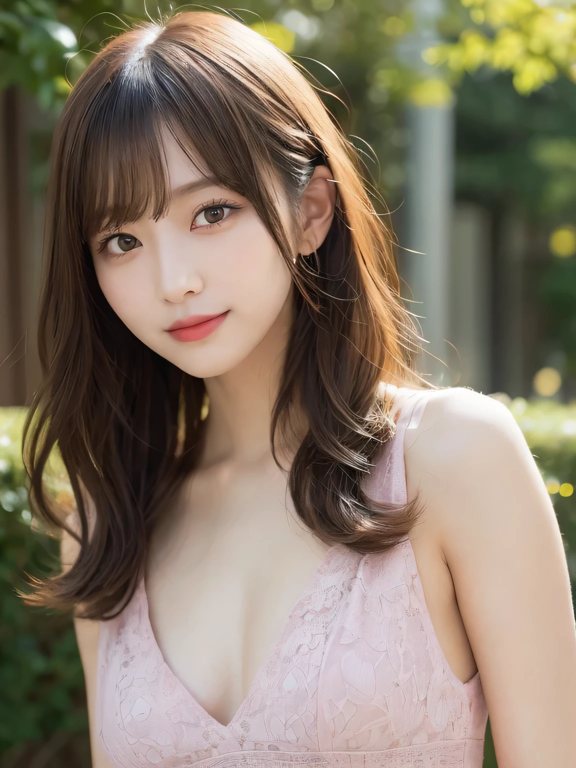 ((NSFW))、(masterpiece:1.5)、(8K)、(Photorealsitic:1.5)、Raw photography、(Top image quality:1.4)、(foco nítido:1.5)、 top-quality、masterpiece、超A high resolution、Photograph the whole body、Perfect dynamic composition、 22 years old、slender、At the party venue、prety woman:1.4、serious facial expression、 Wearing a long red dress、 light brown hair、Hairstyle is straight long、Glowing hair、 Super Detail Face、A detailed eye、二重まぶた、 Natural Color Lip、Transparent skin、