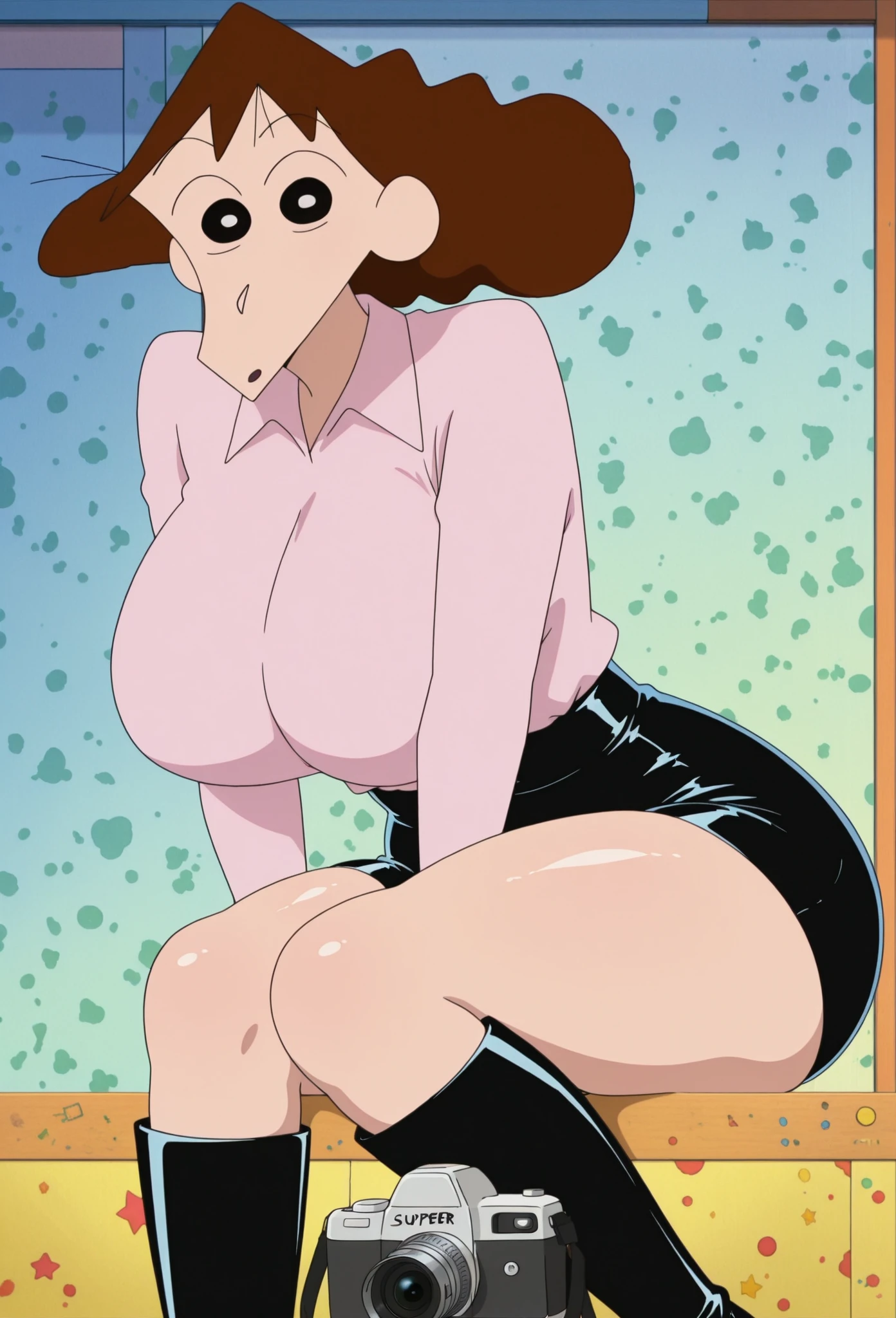 ((((Asakura Minami/Touch/:1.4)))),(((NSFW))),(((pov))),((full body)),((masterpiece)),((highest quality)),((hyper unlimited realistic pussy,large female genital:1.3)),hyper extremely detailed,(thin entire outline),enlightenment,explicit,(((1girl:1.2))),dutch angle,(adult like:1.2),black hair,medium hair on shoulders,((black eyes:1.2)),small nose,perfect body,beautiful body,beautiful character design,perfect eyes,perfect face,(((happy,smile,having fun,vimbrigant,look like fun:1.3))),perspiration,wallpaper,ultra high resolution,8K,photo shoot,beautiful legs,perfect feet,beautiful skin,fair skin,smooth skin,sweat,official style,official art,make a screen cap,((crouching:1.3)),((beautiful medium breast,large nipples,large clit,peace sign:1.2)),((wide spread legs,white socks,white sneakers:1.3)),((outdoor,private garden,sunshine,bright lighting:1.3)),((((wide split pussy,labia minora,urethral hole,biggest clitoris:1.3)))),(((spread vagina with her hands:1.3))),((((super ultra hyper ultimate realistic vagina:1.3)))),((((super ultra hyper ultimate realistic anus:1.3)))),((((limp turd:1.35)))),