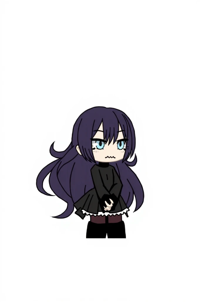 masterpiece,best quality,1girl,Raikou,Expressionless,Disappointed,long hair,purple hair,Silly,<lora:CHAR-FGO-Raikou_Hard:0.5>,<lora:Style-(Silly)-Thick line style enhancer:1.2>,