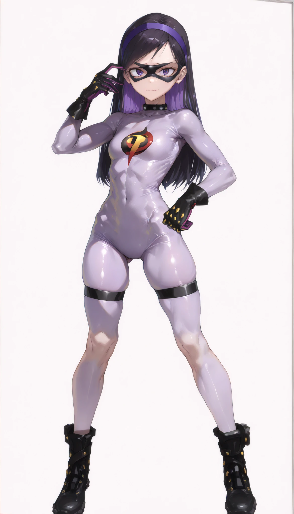 Blue skin girl、Japanese girl、Red face paint on upper face and chin、Close-up of a girl in a black leotard、Black glossy leotard、Black boots、Wearing a belt around the waist、Saiyan Girl, wonderful, Nano Girl, Female body type, Inspired by Hiromu Arakawa, Anime Manga Robot!! Anime Girls, Fubuki, Full Body Suit, by Hiromu Arakawa、wonderful, silk, Beautiful and attractive anime teen, Anime Girls of the future, tears,Drooling,Pee,Sweat,Tongue out,incontinence,Peeing,Mouth open and tongue out,Estrus,Eyes wide open,Estrus,Blushing,Nipples are erect,Face is hot,Lust、Mouth wide open and tongue sticking out、incontinence、My crotch is wet、Crying face、Drooling