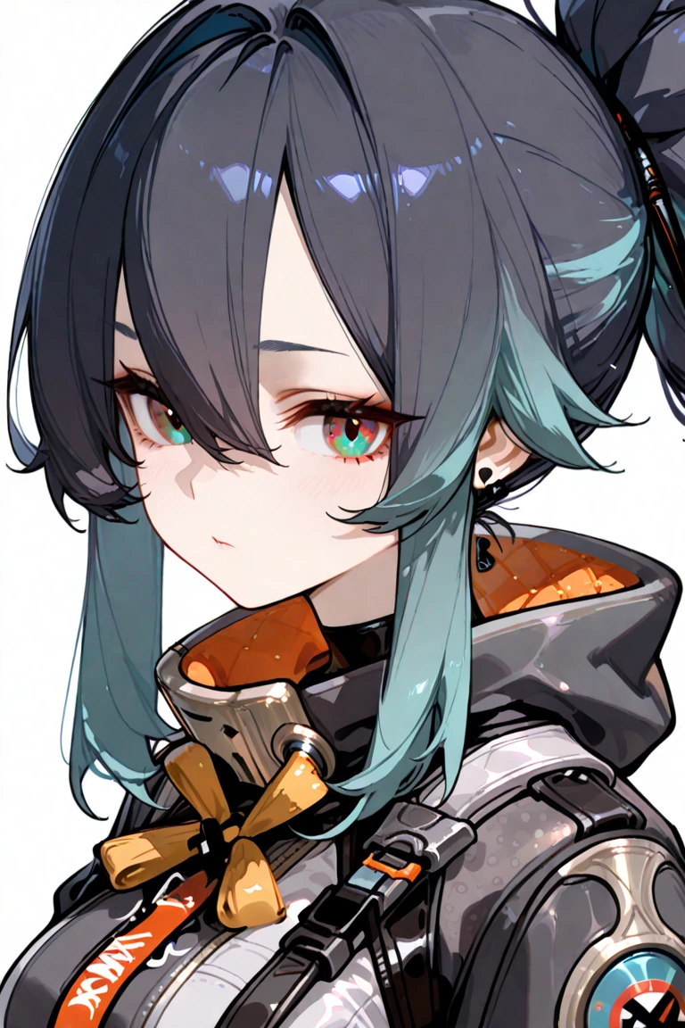 (safe:1.10), best quality, masterpiece, highres, solo, (asbestos_arknights:1.10), jumping, cowboy shot, looking at viewer, 24 Bright Blue Tongue　Blowjob　Sexy, come closer　Close-up of face　Open your mouth　Jagged teeth