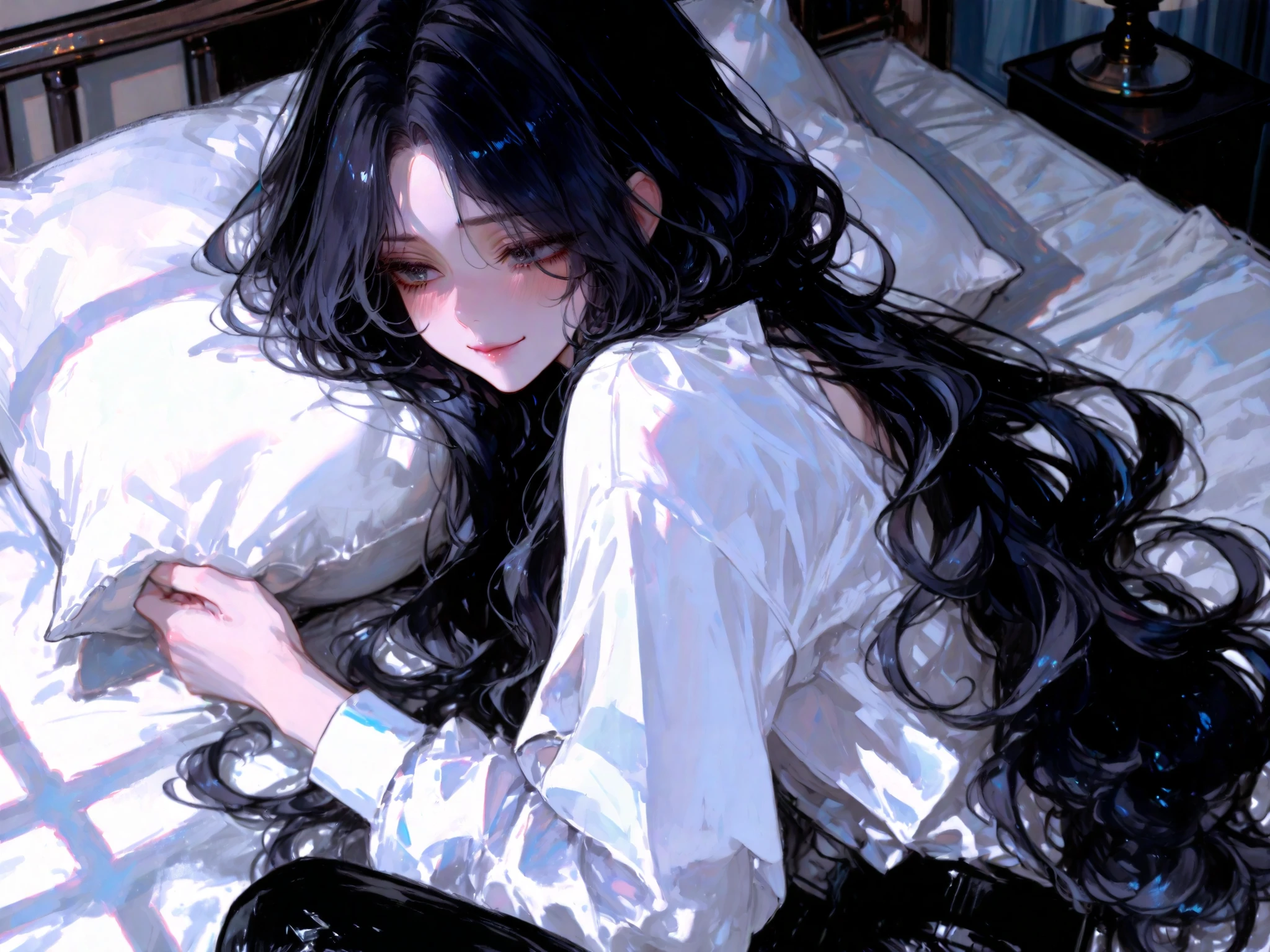 V0id3nergy,reach out your hand、Not looking at the photographer、whole body、blue eye background,Looks comfortable、ample breasts, (scarlet hair), long hair, purple eyes, wearing a white coat、researcher、Glasses、thin shirt,short skirt、ultra shorts、 (natural skin texture vivid details, surreal, (realistic detailed eyes, natural skin texture, realistic facial details), Depth of written boundary, Bokeh, vivid details, surreal, 35mm movie,lipstick, ear piercing, eye shadow, red pink lips, multicolored red eyes, purple theme,Wear an iridescent aura,beautiful eyes,purple carpet,Main colors are white and purple,((sleeping in bed)),Pretend to be asleep、lying in bed、sloppy clothes、I can see the pants、put one's hand behind one's back,Pretend to be asleep,sharp eyes,muscular pussy,black stockings、,show me your butt、big ass,graduate school,graduate school、During the preparation of the drug,white background,Troubled face