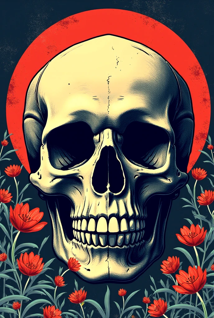 High resolution, logo spelling luxury “LUNA” cool, brand logo, white background, black roses with green leaves, blood moon, horror, skeleton on knees holding rose looking up at moon, white background, tattoo,