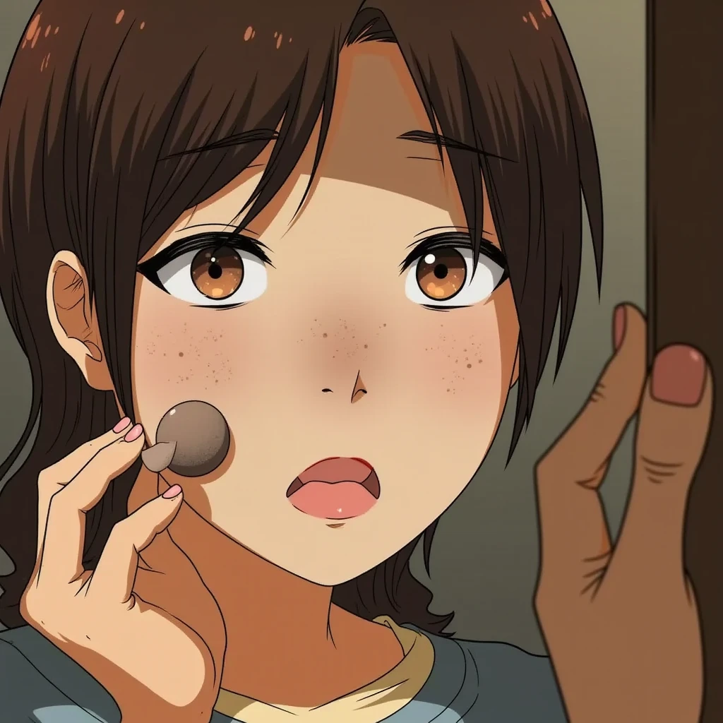 nsfw.((Small Breasts)),（Beautiful nipples）、Highest quality、Very delicate and beautiful、((Very short bangs))、((Bangs))、Light shiny brown hair、The hair is light、((Short Bob))、Cute face、Young face、Cute like an idol、Yellow Eyes、Are thin、Slim figure、Short、（Child body type）、Embarrassed face、Open Mouth、Red face、Surprised face、（Background is home bathroom）、Pink Bra、Pink Panties、Shot from above、