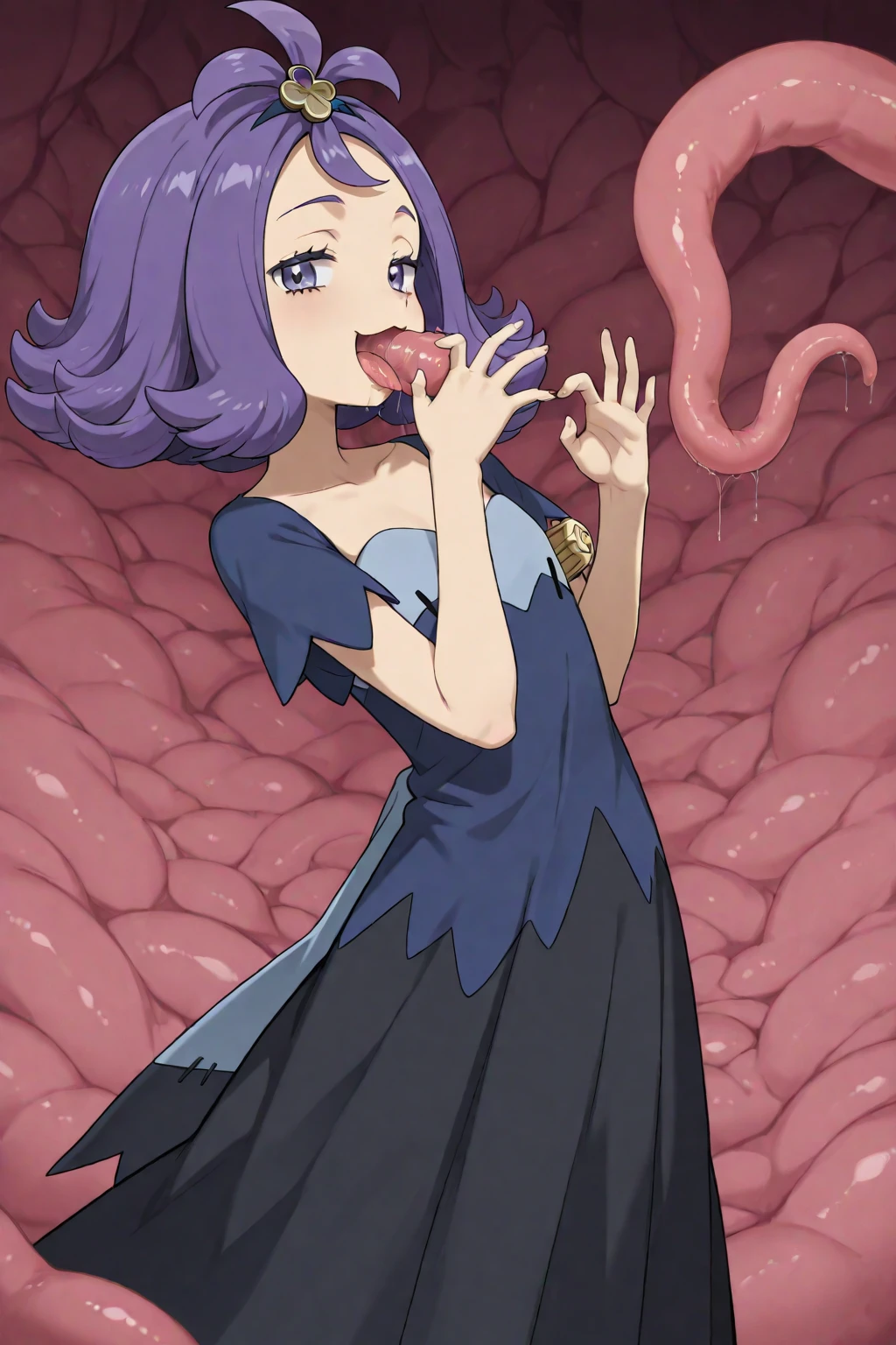 side angle、Tentacles、Blowjob、Hyottoko face、Rider Suit、leotard、Ultra-detailed illustrations、Ultra-precise expression、masterpiece、Highest quality、ultra High resolution、High resolution、Hiromitsu Takeda Style、White background、Simple Background、One girl、solo、Mash Kyrielight、light purple hair,short hair,hair over one eyes、Purple Boots Heels、Purple eyes、(ahegao)、Vulgar expression、smile、Open your mouth、blush、Large Breasts、Big Breasts、Erect nipples、Choker of Hearts、White Breath、Sweat、pubic hair、、How、Pussy juice、Glowing Skin、shiny skin、