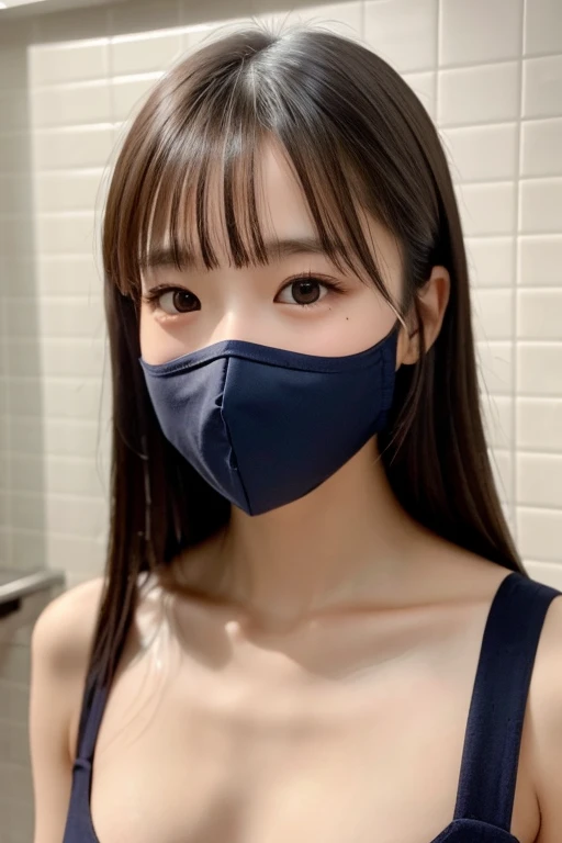 AIBeauty、リアルBeauty、Massage the breasts、camisole、Frilled Skirt、Face masks
