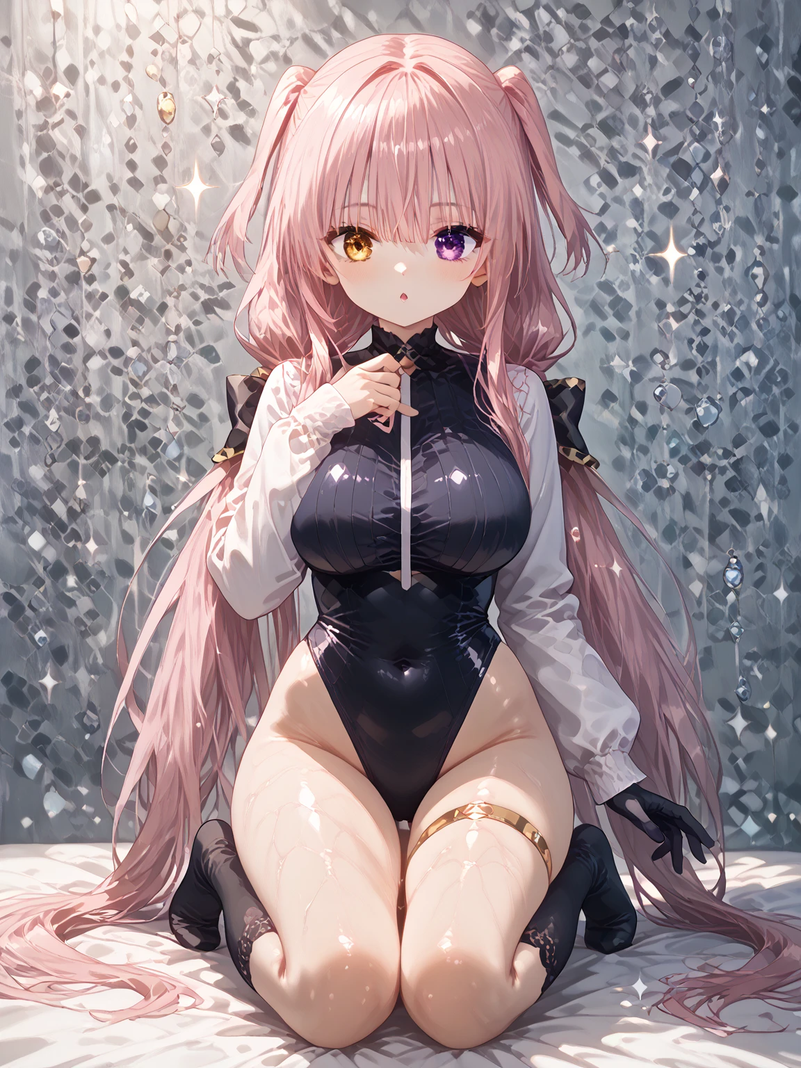 (highest quality:1.4)、High resolution、detailed background)、(detailed beautiful face:1.4)、(anatomically correct)、beautiful and smooth skin、skin texture、professional lighting、Beautiful girl in her 20s、(three beautiful girls:1.3)、(huge breasts:1.3)、cute hair color、Brightly colored inner color hair,cute hairstyle、realistic、perfect body line、thick thighs、Attractive big ass、cute gesture、cute、sexual expression、Emphasize feminine silhouetteake your body line look beautiful、Sexual buttocks、halloween party、
squat down、Close-up angle from below while squatting down、
(close-up underwear from below), from below, Are standing, butt focus、looking at me with cold eyes、sexual expression、underboob、panty shot、panty shot、sexy ass、
Sexy bunny suit in black or white、 Fitted design that accentuates the bust and waist、 Fishnet stockings in colors such as black and navy、Gives a sexy and mature impression、 Opt for stiletto or platform heelake your legs look beautiful、 The pink and white feather bolero is adorable.、Black and pink bunny ears headband、 Pair it with sexy and gorgeous accessories such as chokers and bracelets.、cute