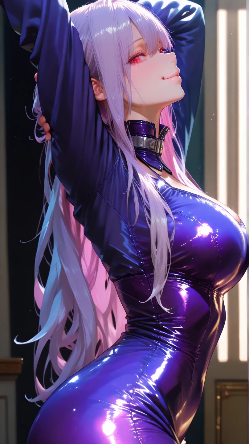 laboratory、Cloned humans、Large number of people、sexypose、evil smile、servant、Brainwashed、Cyberbody、The upper body is exposed、lower body exposure