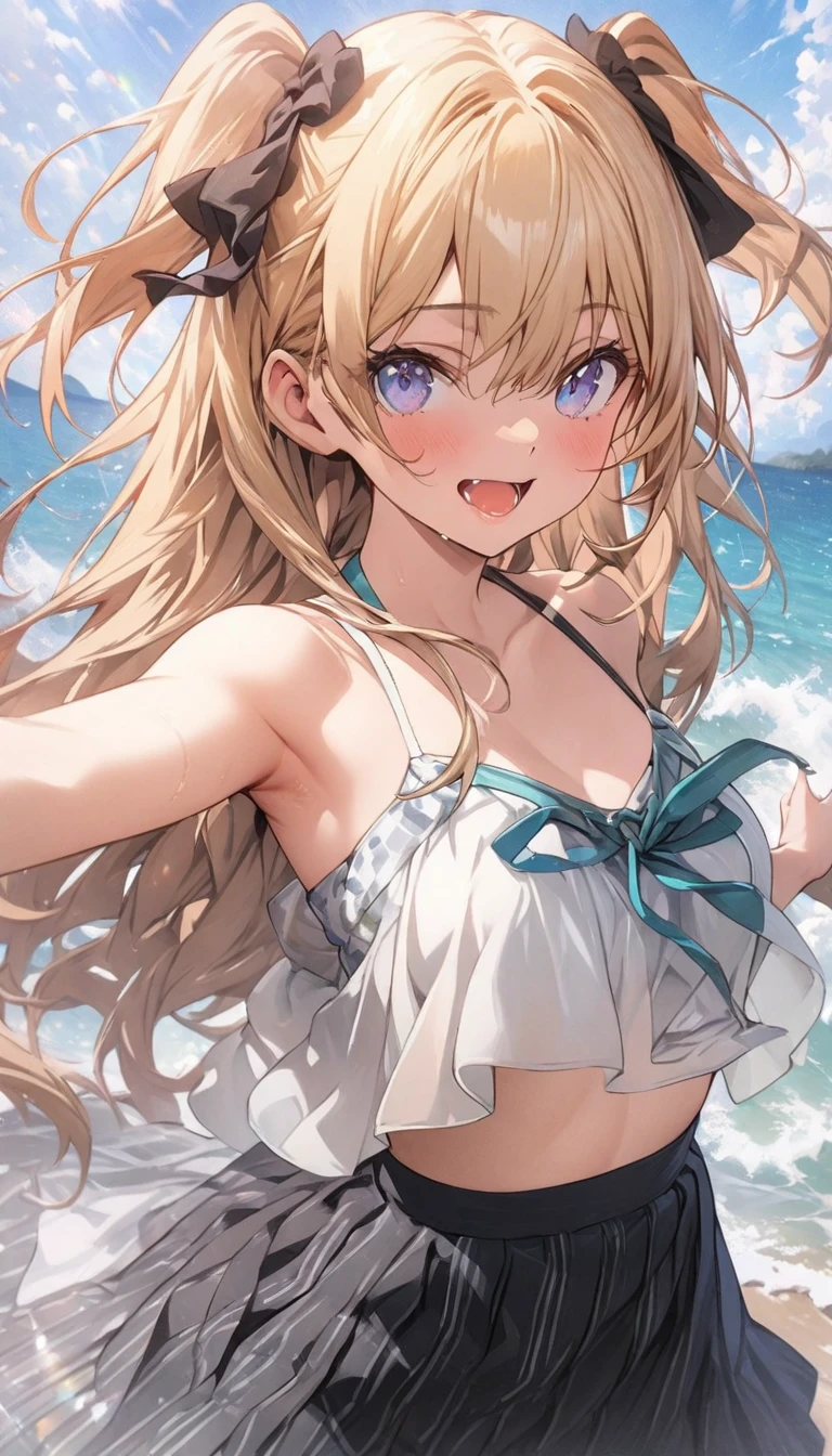 boyish Berry Short Slanted Eyes Blonde Swimwear Pool Half naked Sex