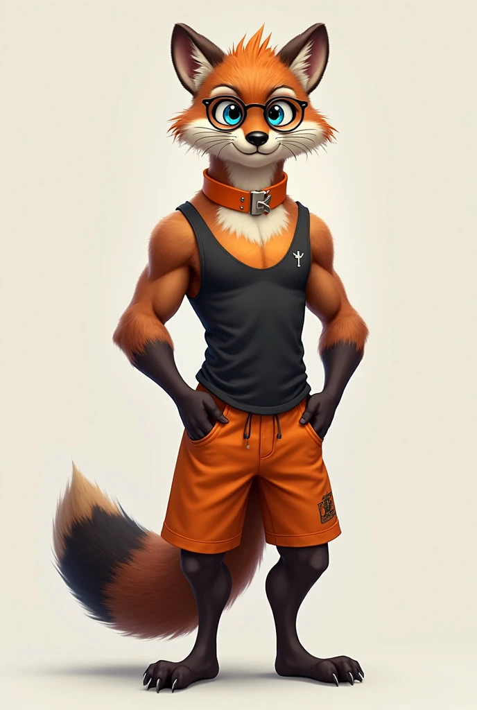 Baron Zemo as an weasel, Zootopia style, full body