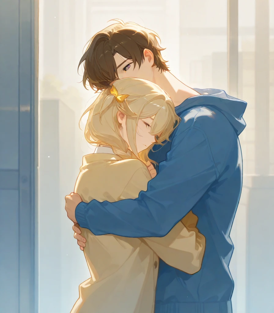 masterpiece, best quality, unity 8k wallpaper, illustration, very detailed, ((pain,moaning,1 woman,1 man, first sound)), whole body,wet clothes, sweat, Warmth, Stiff, big bust, plump body ((In the desert))(((Forced to kiss)))(kiss a man),solid brown male body