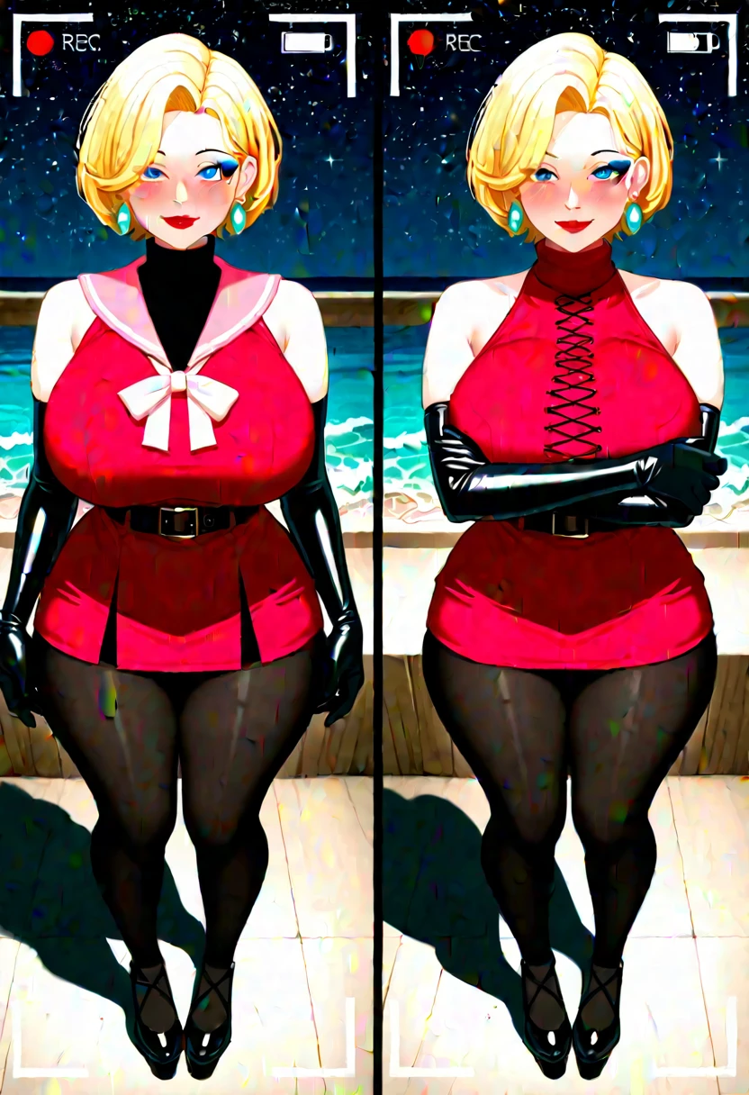 Gwen Stacy from spider-verse in a small bunny suit while working as a sex worker in a brothel with spanking marks on her huge ass and cum on her huge breasts