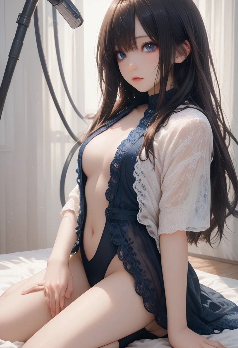 masterpiece, ((Highest quality, Detailed and realistic 3D))、wedding、Two cute、A good friend、Gay Couple、kawaii:1.3、13 years old、smile、smile、Mr.々Hair style、pubic hair、Are thin、Smaller breasts)、(((Full nudity、Exposing the breasts、Pussy)))、(Realistic and detailed skin texture、Big beautiful eyes、hair ornaments、Veil、See-through、pale pastel wedding dresses)