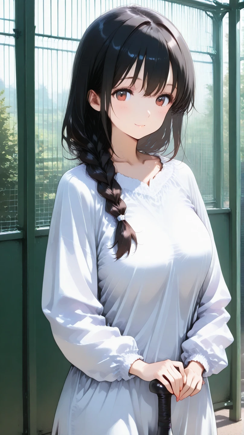 Cute mommy, mature women, realistic skin,perfect ,black hair, long hair, (hair over one eye:1.4), messy hair, hair between eyes, oversize shirt,pink mini skirt, chubby,plump,fat,pucker lips,cute shy blush on,garden, under tree,night