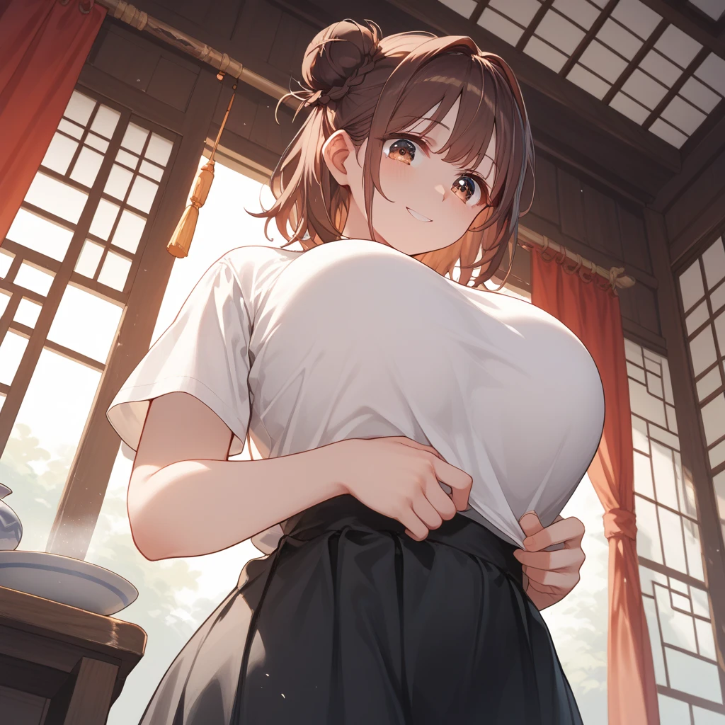 ((Best quality, 8k, Masterpiece: 1.3)), Sharp focus: 1.2, A beautiful woman with perfect body: 1.4, Slim abdomen: 1.2, ((Layered haircut, Large breasts: 1.2)), (nipple), (Angle from side:1.3), (side boob), (side shot), (view from side), (profile), (side hip), ((ultra-quality)), (After rape:1.3), (Bukkake:1.3), (in 8K), ultla highres, Hyper Detailed, High contrast, Ultrafine Strike, creative refinement, absurdres, Realistic, extremely detailed CG unified 8k wallpaper, Highly detailed, High-definition raw color photos, professional photograpy, Realistic portrait, Cinematic Light, Beautiful detailed, 20 years old woman, (realistic skin:1.5), (shiny skin), (oily skin), (Best Quality:1.4), Super Detail, High quality, ​master piece, lifelike, (After SEX), Bukkake, Perfect face, Silly, (arms behind back:1.5), (cum on chest:1.3), (Bukkake:1.3), (cum on body:1.3), (Sharp Focus), (upper body), (close up), Delicate Beautiful Hair and Eyes and Face, Delicate eyes, radiant eyes, Lifelike, Hyper-detailing, (colossal tit:1.8), (Big breast:1.8), (Beautiful breast:1.5), (nude upper body:1.3), (arms behind back), (arms are down), Beautiful cute woman, camel-toe details, NSFW, slim body, wet clothes, wet body,, (School costume:1.3), Short hair, Hair ribbon, Bob cut, Red hair ribbon,)