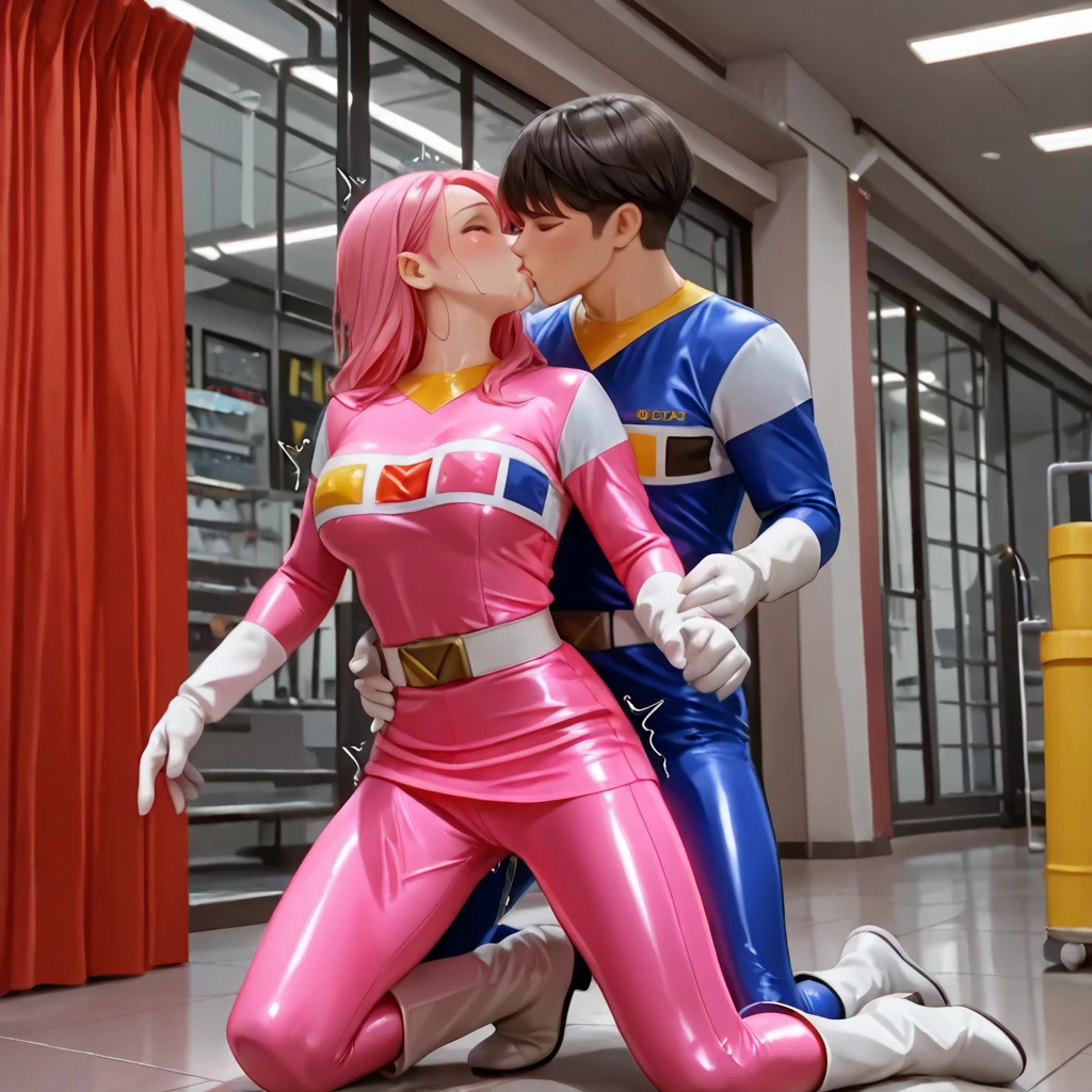 (8K、Raw photo、highest quality、masterpiece:1.2)、(realistic、Photoreal), Perfect lighting, Best lighting, skeletally correct, correct anatomy, correct nipples, full body, (nsfw, fucked silly:1.5), (from front:1.4),
(a couple is having sex, missionary position, spread her legs, man on top, she is lying on her back on the bed, bird's eye view, a hetero couple’s penetration sex in bed, penis into vagina:1.4), he is raping her, (cum), (lovey-dovey, horny, she is crazy about his penis:1.4), obedience, slut, sex slave, rape, fear, scream, ((cry)), tear, drool, ((tangue out)), ((orgasm face)), sex addiction,
the couple are (roux louka:1.4) and naked mature boy, break,
she wears (louka's blue pilot suit which is painted shooting star in breasts:1.4), she is louka's hair style which is long purple straight down hair and (big hair), do not hide her crotch, do not show her skin,
she has (ultra huge breasts:1.5) and thin waist and (big ass:1.4), (muscle:1.2), she has (cute face), she has (baby face:1.2) she has (heart face:1.4), (she has round and big eyes:1.4), she is very young Brazilian girl, she has shapely figure and mature body