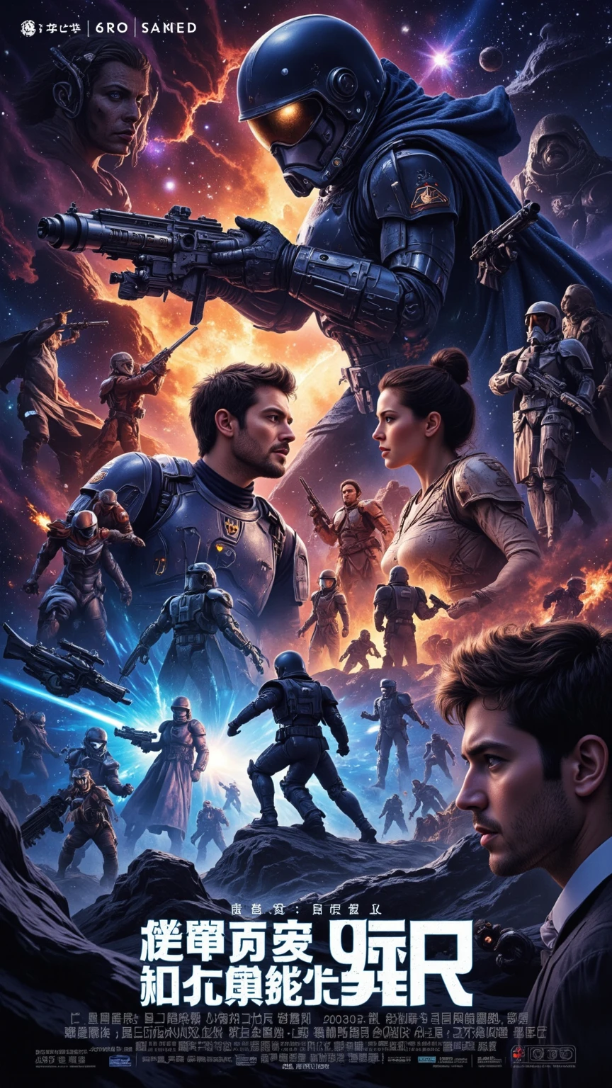 Epic Star Wars Movie Poster Episode I, Detalles, 8k