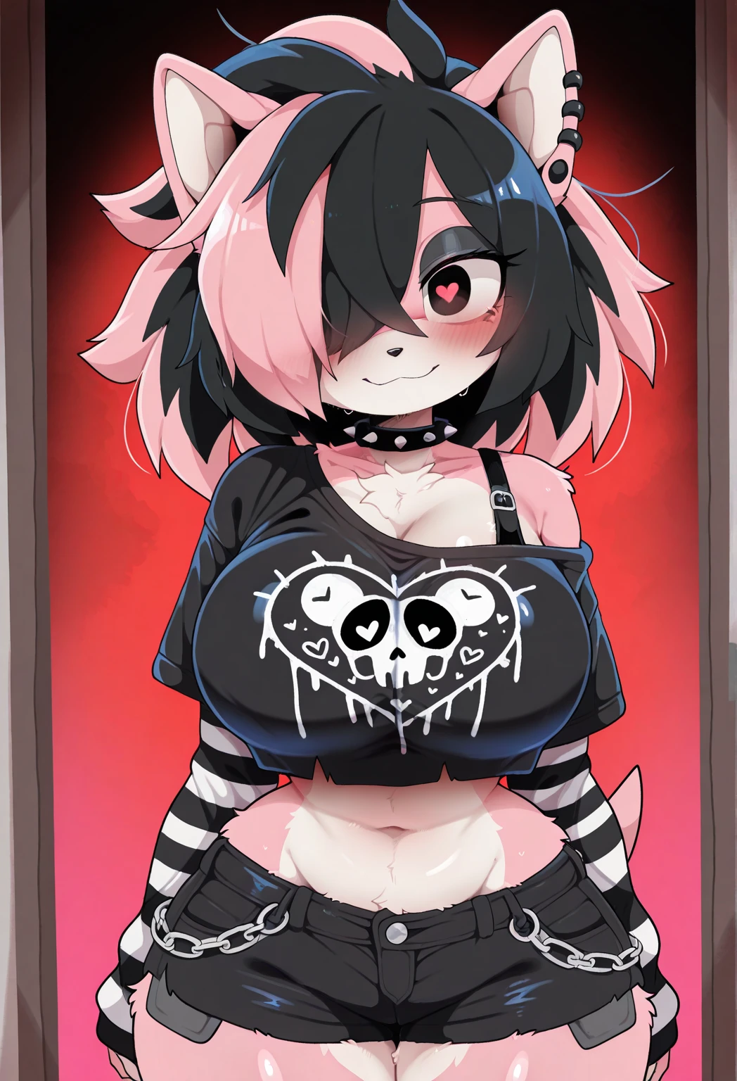 ((twitch body : 1.3)), ((pale skintone : 1.3)), ((theme color is red : 1.4)), ((opened pussy : 1.5)), ((cum in pussy : 1.3)), ((very dirty scene : 1.4)), ((gothic girl : 1.3)), ((jirai-girl : 1.3)), ((massive tattoos : 1.3)), ((tons of accessories : 1.3)), ((He was restrained in handcuffs with his hands behind his back. : 1.3)), ((Whole body hanging from chains : 1.3)), ((shed tears : 1.4)), ((rolling eyes : 1.3)), ((drool : 1.3)), ((orgasm : 1.3)), ((small breast : 1.3)),((nipple piercing by chain : 1.1))