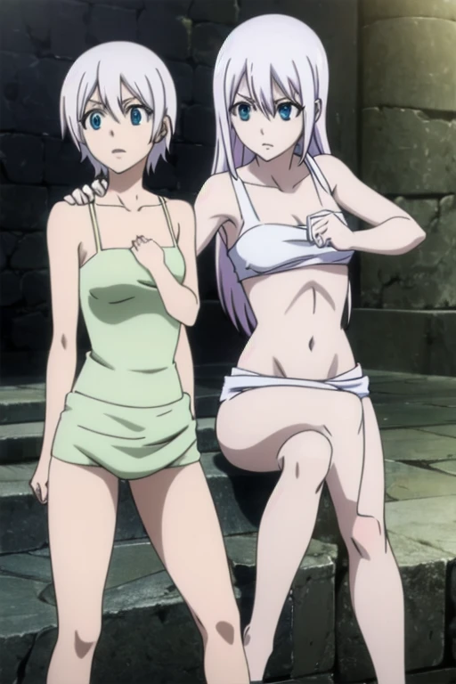 Masterpiece, 16K high quality photo, super detailed, top quality, perfect anatomy, (Photorealistic: 1.4), (Chris)
), 1 girl, (1 girl, solo, short hair, beautiful breasts), white hair), purple eyes, smile, scarf, earrings, jewelry Looking at camera, (bra: 0.5, white lace) )), beautiful cleavage, hard chest. Big breasts: 1.9, beautiful and smooth, big butt: 1.6, wide hips: 1.6, (T front panties: 0.9, high leg: 1.9, white lace), (with pussy, real), forward (excited) pose, lying down, legs up (opens), (pulls panties with hand), bedroom background,