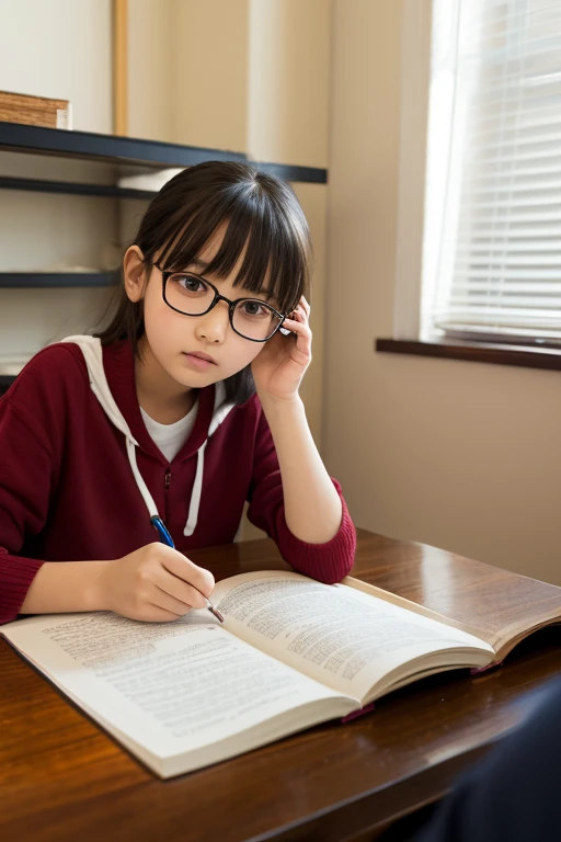 child们 sitting at a table reading books, pixabay, Happening, Country girl reading, School Class, deep knowledge, student, The photo shows the complete subject children, Morning Light, Interesting angles, in the classroom, child, Close-up portrait, poor，rural