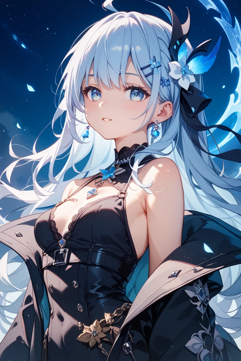 Anime illustration、alone,One Girl(Large Breasts)(masterpiece, Highest quality:1.2),Spread your ass wide、Half a T-shirt,Back view,thong black gloves,Highest quality、Plump Gravure Idol、Sexy idol pose、Perfect proportions,bath、Blurred foreground,(Big Breasts)、Thick thighs、Sweaty,((Shiny Hair, Shiny skin)),1000+ Favorite quality,Gray Hair、Blue pupil、long hair