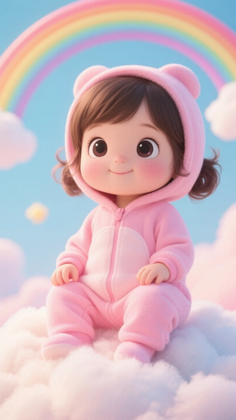 Pixar child White suit hood