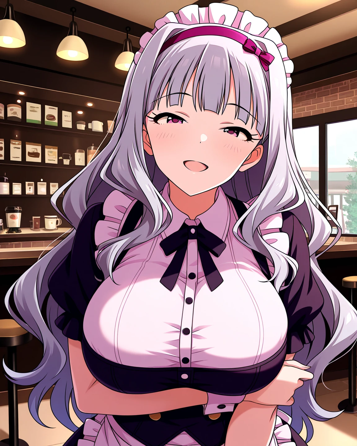((((Spectacle lady))))((((Glasses))))((8k)), highest quality, 超High resolution、(High resolution), nurse, ((pink nurse costume)), Overweight, extremely fat, ((chubby)), Japanese, long hair, straight hair((((Nipples))))((((areola))))((((sexly))))((((Super Breasts))))((((Saggy breasts))))BIG ASS、Beautiful buttocks、A big smile
((((She is giving a titjob to a man))))((((tits))))