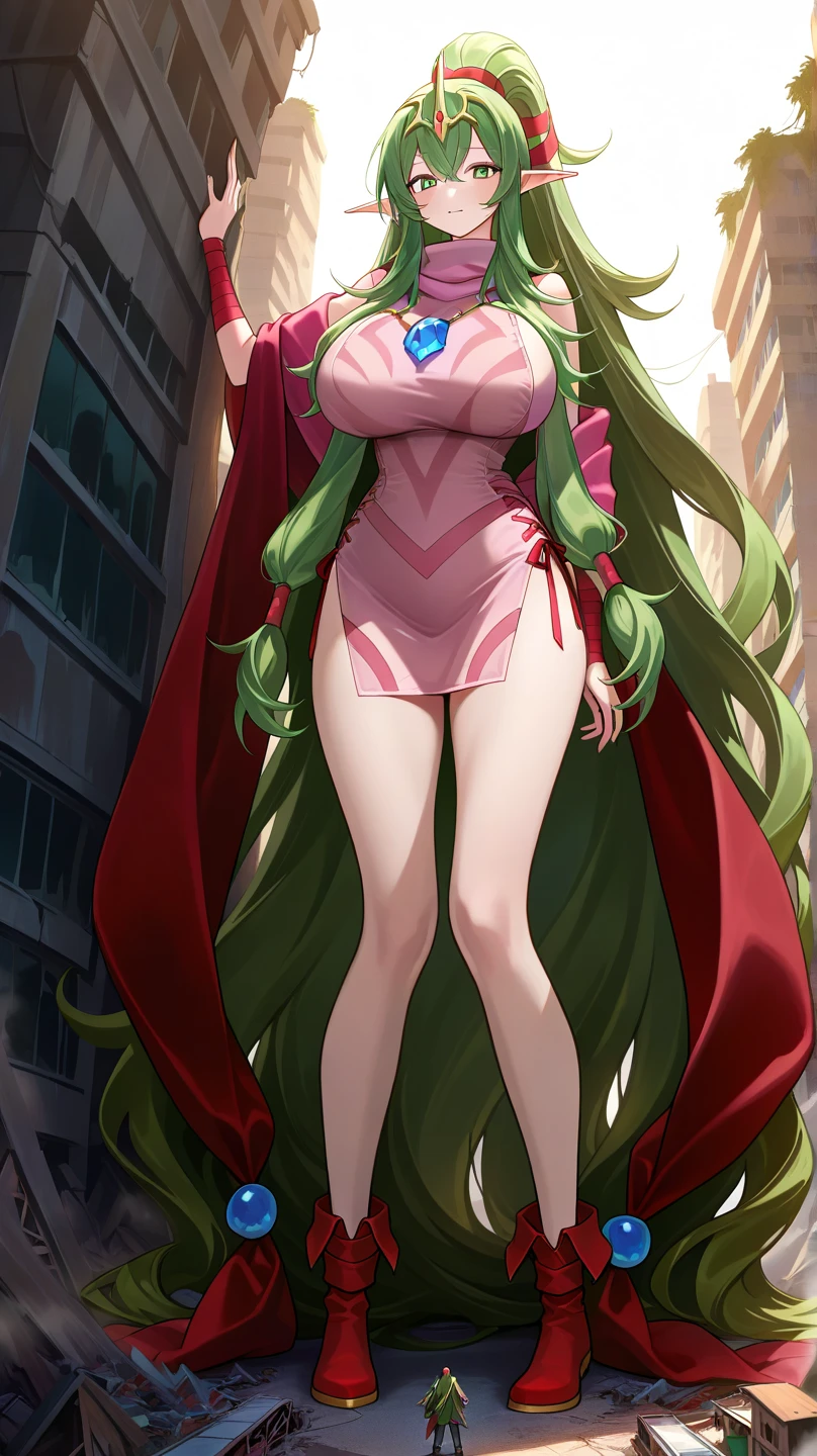 Tsunade , huge breast , thick thighs , all body view , all tsunade clothes
