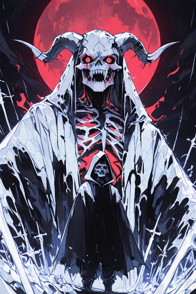 a close up of a woman with a skeleton face and a red background, demon woman, woman made of black flames, scary color art in 4 k, alluring and terrifying, snake-face lady, dark goddess with six arms, stefan gesell, karol bak uhd, anime skull portrait woman, beautiful octopus woman, snake woman hybrid, skeleton girl, snake woman
