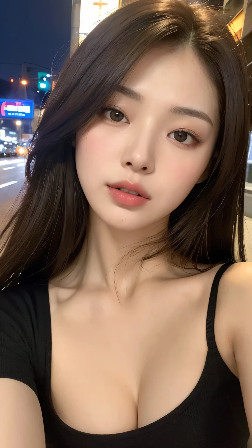 A girl with a perfect figure, very beautiful face and eyes, ,Huge breasts,Huge breasts,The bust is really big,Baogou,90s street style outfits,Low-cut,Strike sexy poses,,beautiful skin
