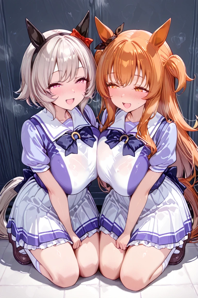 ((two girls)),(((Reisalin Stout,))),(((Klaudia Valentz))),((nsfw)),(Heavy breathing,blush, sweat, Sweaty and wet all over,Steam,)((dripping wet full body,)),((gigantic breast)),collar,Looking at Viewer,((Perfect body,))((Super beautiful,))((High quality,)),half open eyes,((full nude,)),(backlight,),((paizuri,breasts blowjob,breast squeeze,sweat, semen,cum on hair and face,holding her breast with both hands,penis,ejaculating penis,)),Double paizuri, twin paizuri, ((two beautiful girls are squeezing the penis between their breasts,paizuri)),blowjob,Fellatio,deep throat,