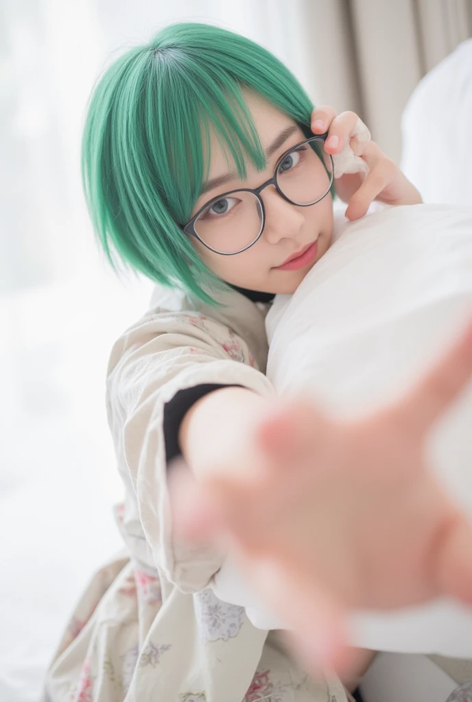 natural, green hair, beauty