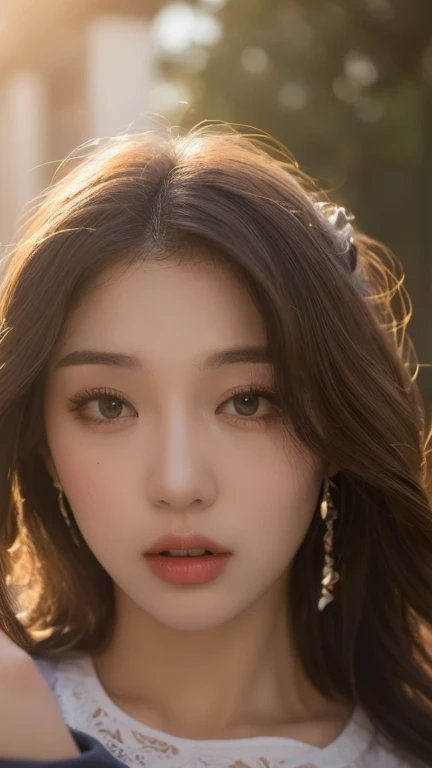 beautiful woman with open mouth, holding her cheeks, expression of delirious joy, 27 years old, ((photorealistic:1.37), (hyper detailed:1.2), masterpiece, 8k, high quality), intricate facial details, dramatic lighting, cinematic composition, vivid colors, oil painting, elegant, dramatic pose, intense emotions
