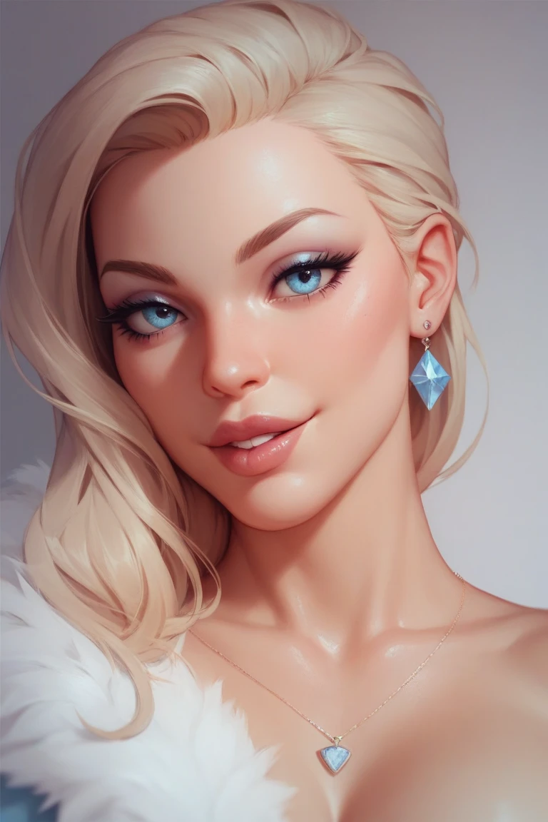 Femme blonde , gros seins , sous vêtement rouge ,