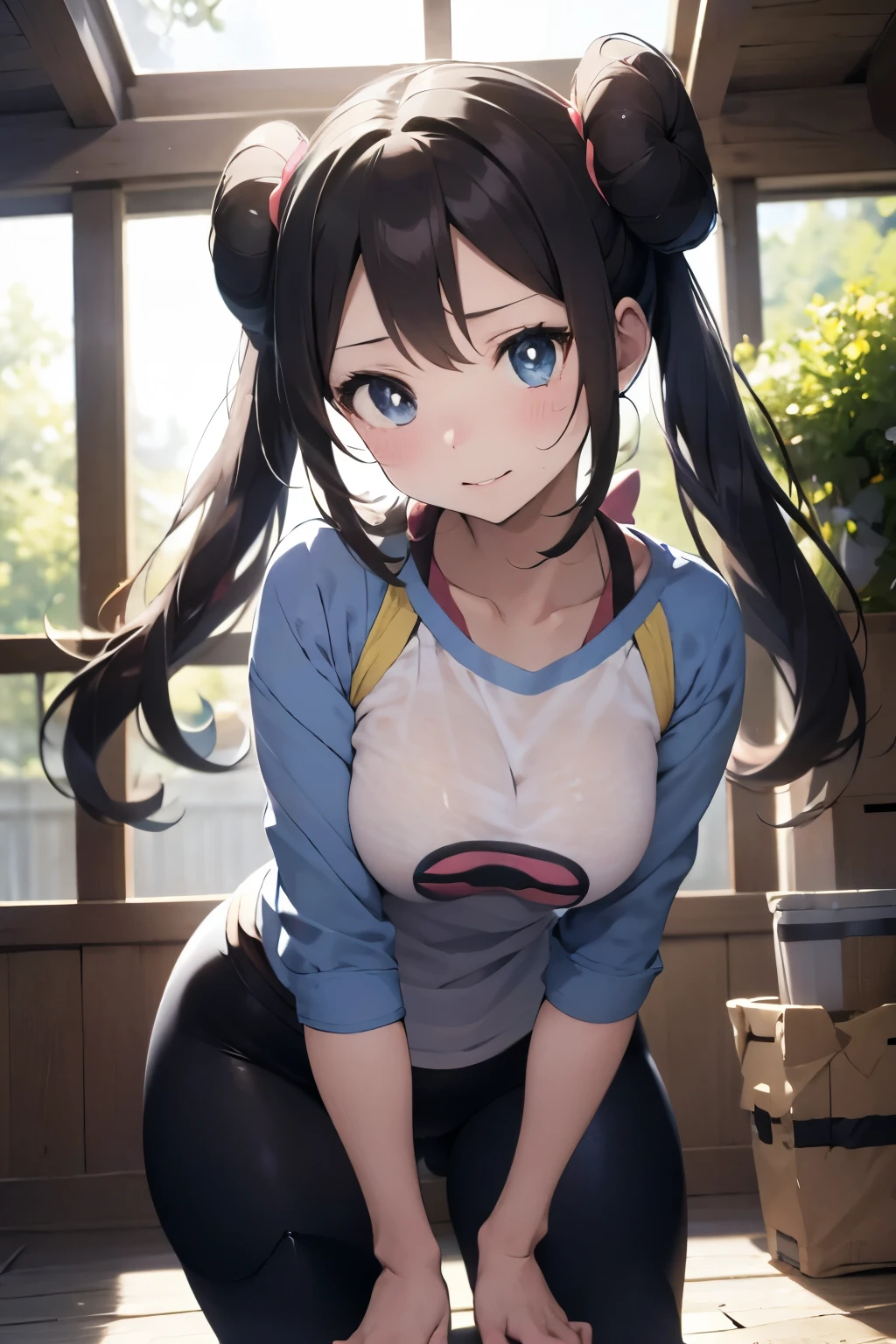 Pokémon、May、pale pink lighting, from below, Look down, tilt your neck, A smile like a goddess, , beautiful mature woman, short hair、dark haired, Braided, ((Leggings that show body lines))、Exquisite Eyes, Beautiful Shiny Lips, upper body, forest, cute vibe, nasty vibe
(top quality,4K,8k,high resolution,masterpiece:1.2),Super Detailed,Complicated Details, high fashion, dramatic lighting, Warm colors、promiscuous、 Slutty Girl 、Temptation、Bewitching、crack、Ride Position、 Slutty Girl 、soft skin、catのようなポーズ、pets、((cat))、((provocative))、((Pokémonボール)),Pokémon、((shy look))、((liquid))