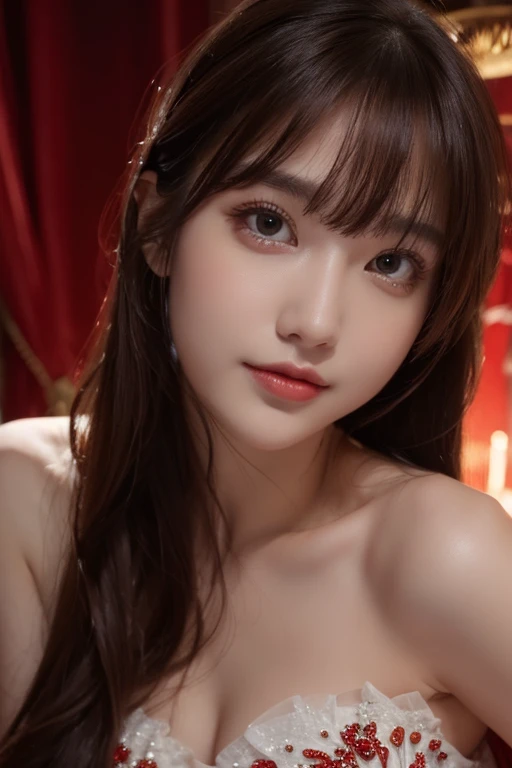 NSFW,4K,((Highest quality)),((masterpiece)),BREAK,((one girl)),(detailed),(in locker room),((One girl)),((perfect anatomy)),nsfw,((nude)),(naked),((16 years old)),((flat chest:1.57)),(stare at viewer with stern eyes:1.5),((one girl)),(bitting own lip:1.1),(angry:0.9),nose blush,(shamefull:1.2),(Waterfall braid hair),(beautiful hair),surprised, ((beautiful realistic face)),((skinny:1.3)),Beautiful Korean Women, Beautiful young Korean woman, Young and adorable Korean face, Gorgeous Young Korean Woman, Korean Girls, Girl cute beautiful face, Portraits of Korean female idols, Young and pretty Asian face, Cute natural anime face,Asian pretty face,((finely detailed face)),((glistening eyes)),((glistening eyes )),((large eyes)),(( pretty eyes)),((A bow tie)),(detailed),Perfect Face,((One girl)), ((clear eyes)),((show nipples)),((beautiful skin)),don't wear anything ,(upper body),(Equal left and right eyes), (nsfw:1.5),(show nipples),(don't wear anything),(nipples facing upwards), correct arm,