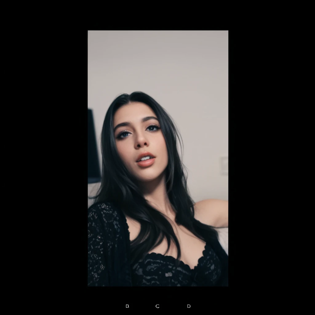 Taking a photo without a bra 