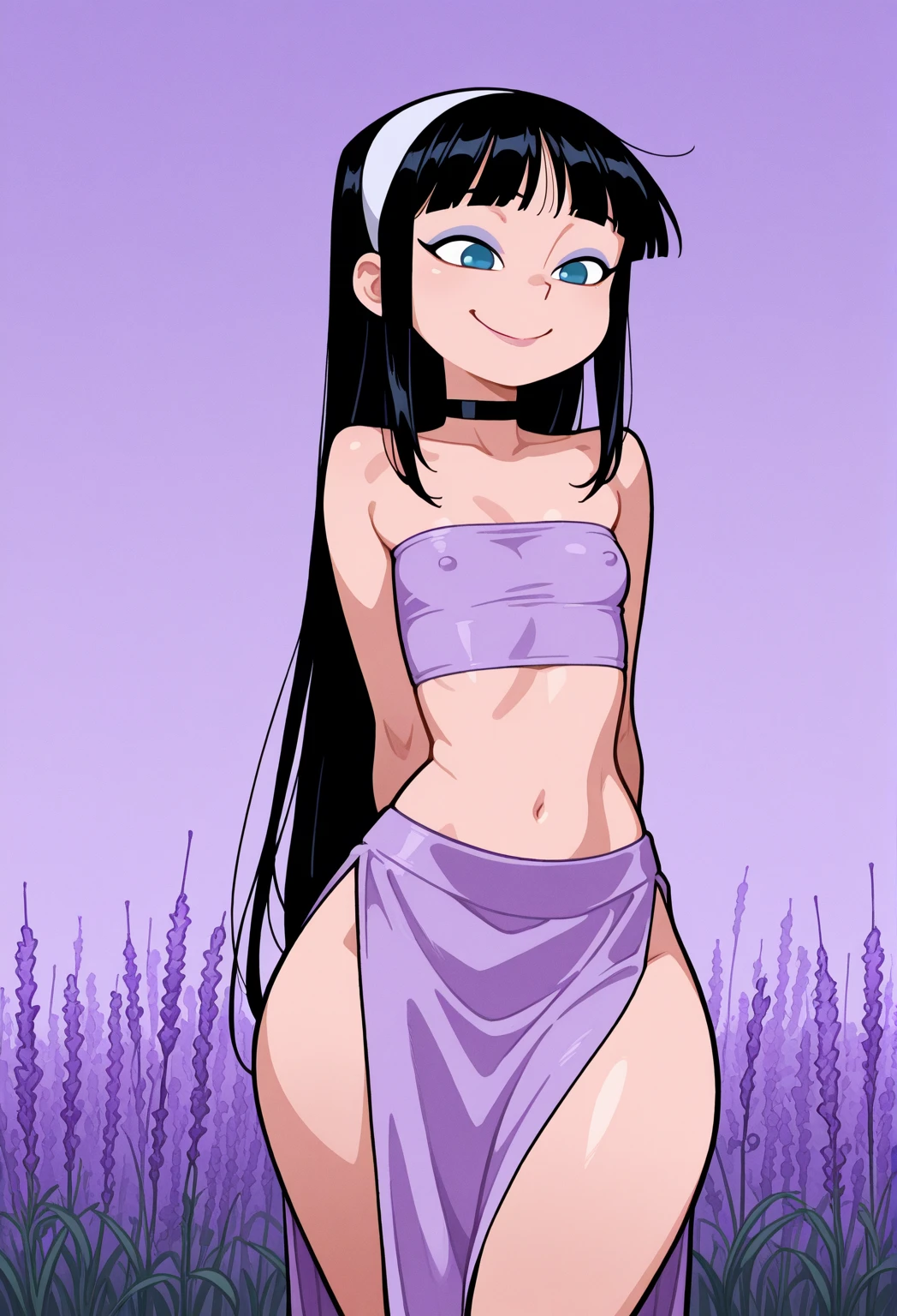 (masterpiece), best quality, highly detailed faces, (SHARP details), 4k, highly detailed, expressive eyes, SHARP detail expressive eyes, (SHARP detail perfect face), By mantis-x, gyaru, young girl, nude, small breasts, playful smile, (black hair), solo, pussy, standing, presenting ass, spreas ass, view from behind, glancing over shoulder, ((dark skin)), slutty, outdoors, grass, wearing sun hat, long hair, daytime, pulled up white sundress, park, anus, view from thighs and up,
