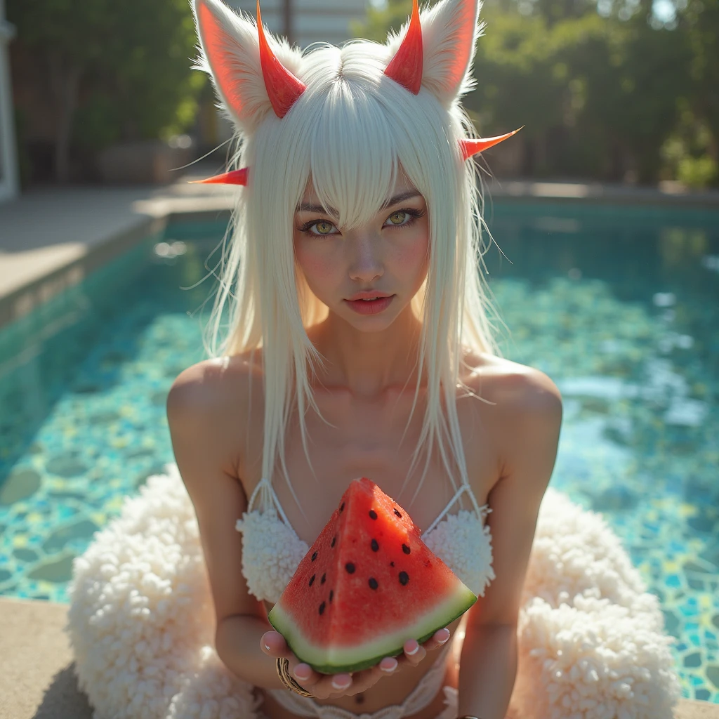 (8k,RAW photo,best quality, masterpiece:1.2),High detail RAW color photo,professional photoraph,photorealistic,masterpiece, best quality, girl, woman, high definition, beautiful girl, yamato wampi, bikini, seaside