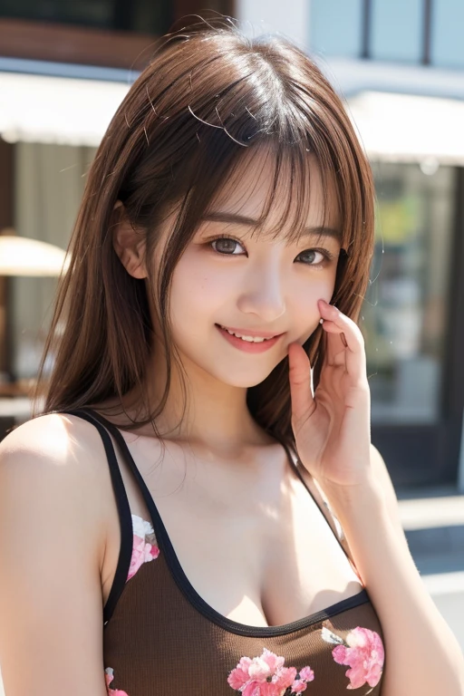 (4k yen、Highest quality)、(Realistic、Photorealistic)、(Yakian)、
One Girl、solo、whole body、(From Buckshot:1.2)、
Perfect hands、Perfect legs、look up_in_Viewer、
White shirt、
outside of home、night、nightの高級ホテルのプール、Detailed painted face、Wearing round glasses、Slightly thicker、The best smile、White double teeth are visible、White ribbon、Long light brown ponytail,(Super huge breasts, Cleavage:1.2),(Race Queen:1.3), (Camel Toe),Age 35、Nogizaka idol、actress、Korean Idol、Gravure idol pose,Put your arms behind your back,Raise your arms,(Digression)、