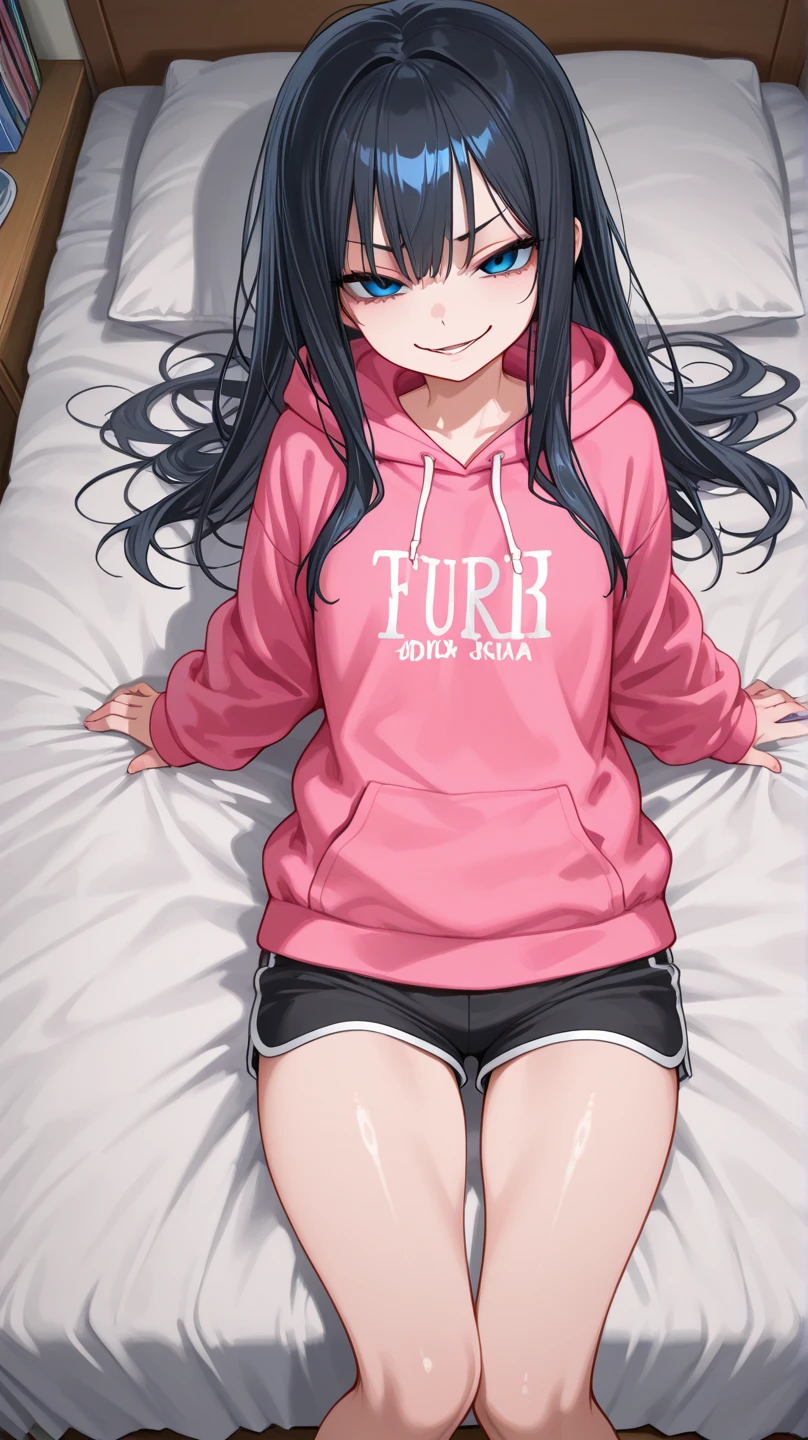 (best qualityer, work of art),sexually,  erotic, 18+, NSFW, 1 girl, 1 , dressed in the Real Madrid shirt, nagatoro hayase , 4k image quality 