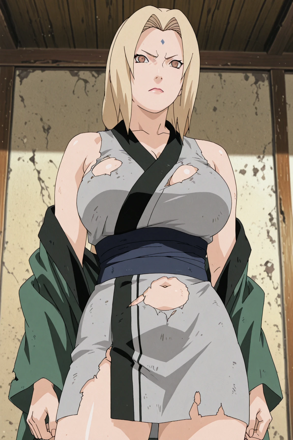 Sexy adult woman,Temari,standing still,huge breast,in her new sexyunderwear  and bra lot her body and open chest,hentai,snfw,thick body,age30,hair lose, reference sheet,milf,
