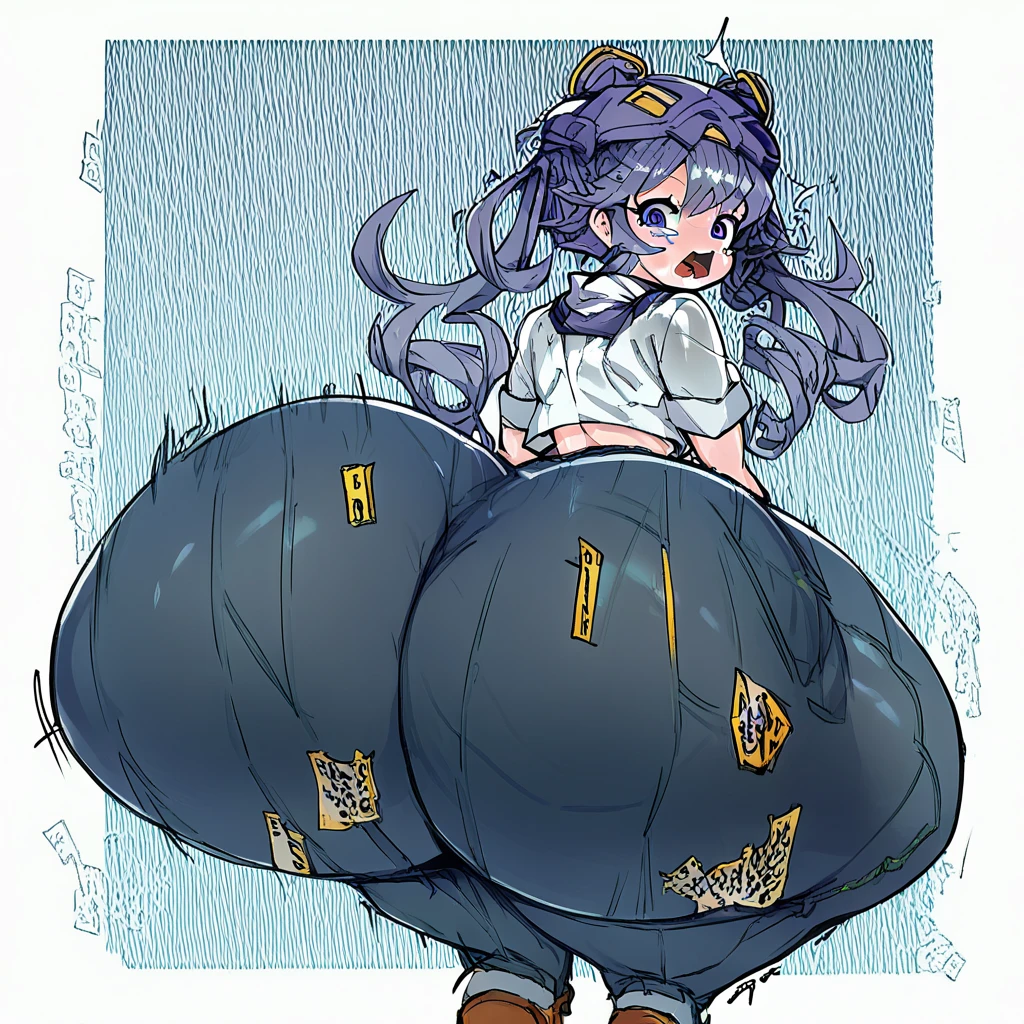 Big Butt, Shaking her ass, I'm astonished, mouth like chestnuts, young face, butt in air, big ,
